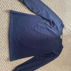 Navy blue long sleeve from marks work warehouse. Soft stretchy material.